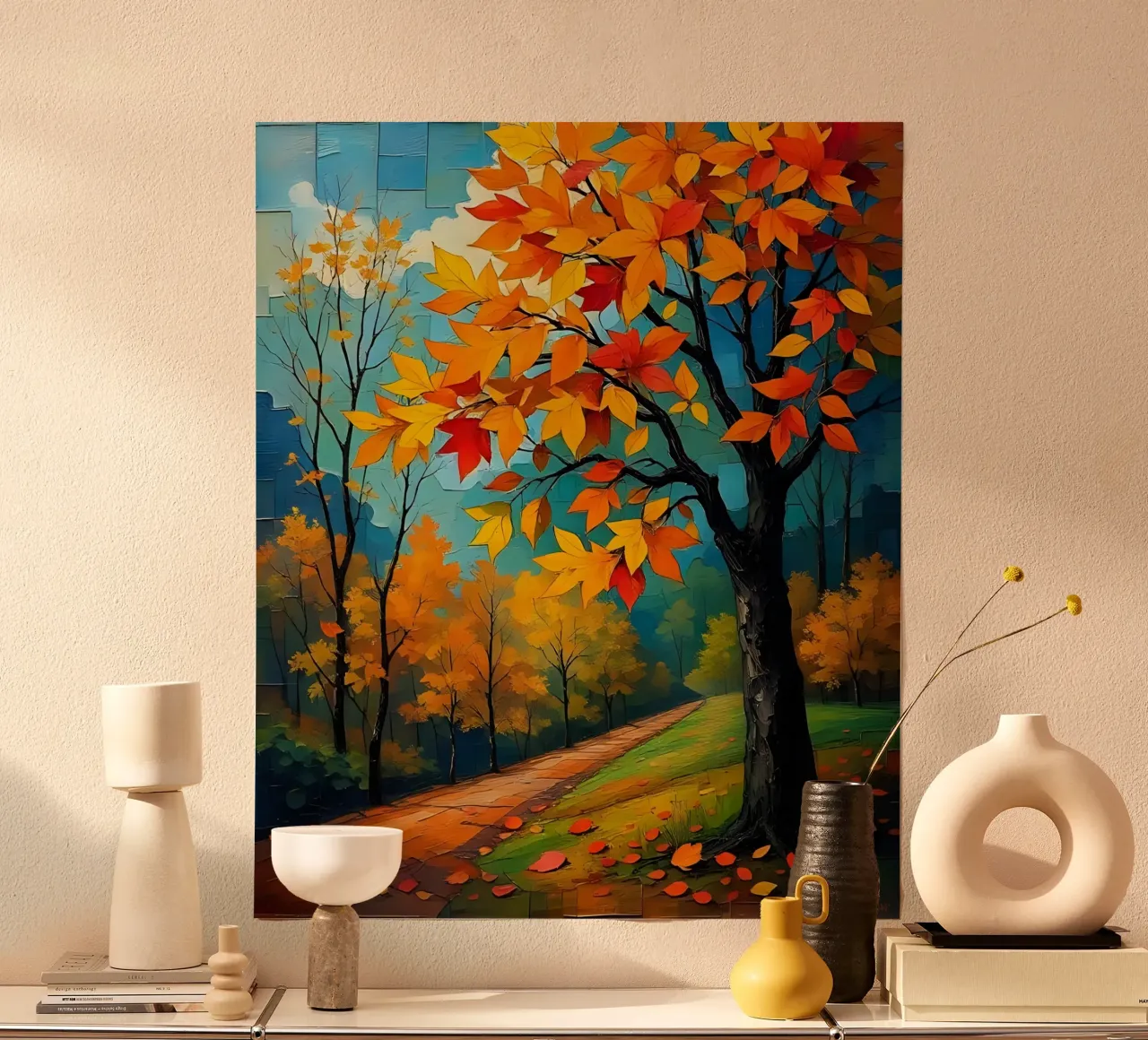 Autunno nel parco_2 carta hahnemühle da Farb- und Blütenzauber by LK