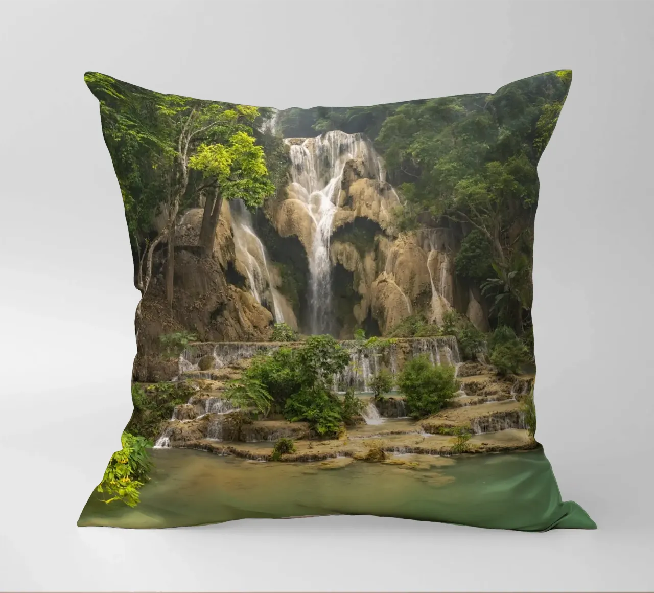 Kuang Si Wasserfall  bei Luang Prabang, cuscino da Reisefotografie - Bilder aus aller Welt