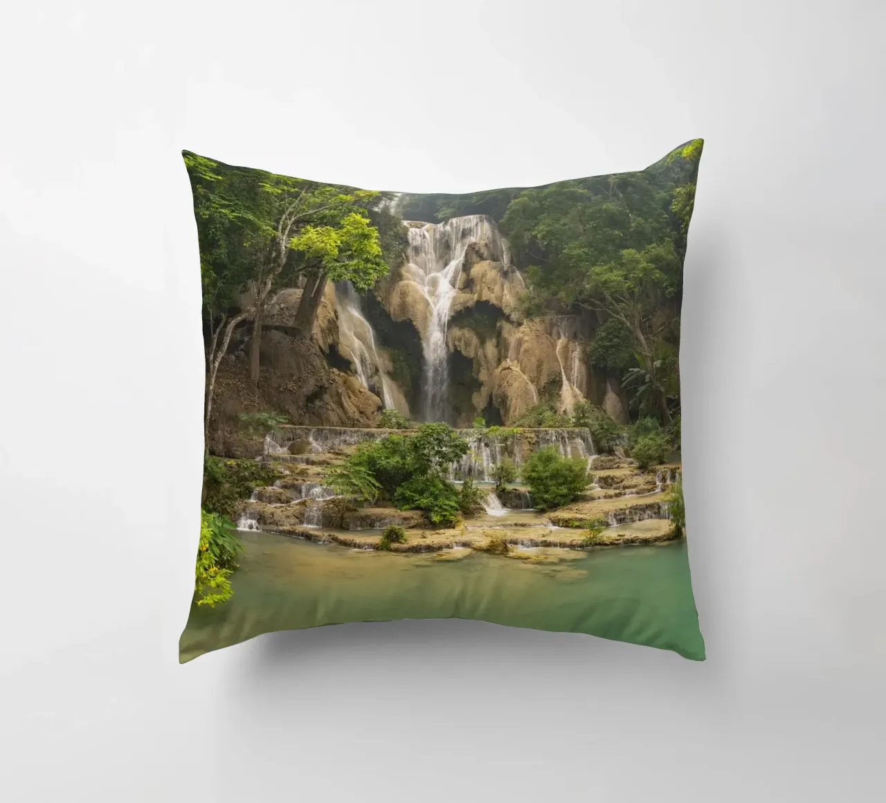 Kuang Si Wasserfall  bei Luang Prabang, cuscino da Reisefotografie - Bilder aus aller Welt