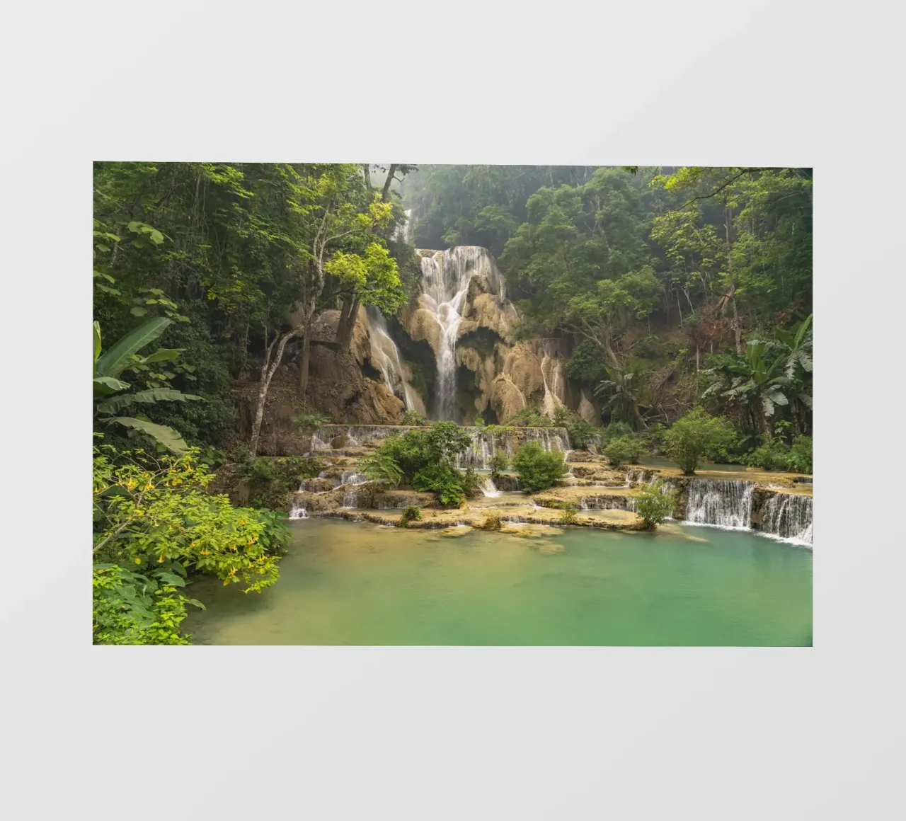 Kuang Si Wasserfall  bei Luang Prabang, telo in pvc da Reisefotografie - Bilder aus aller Welt