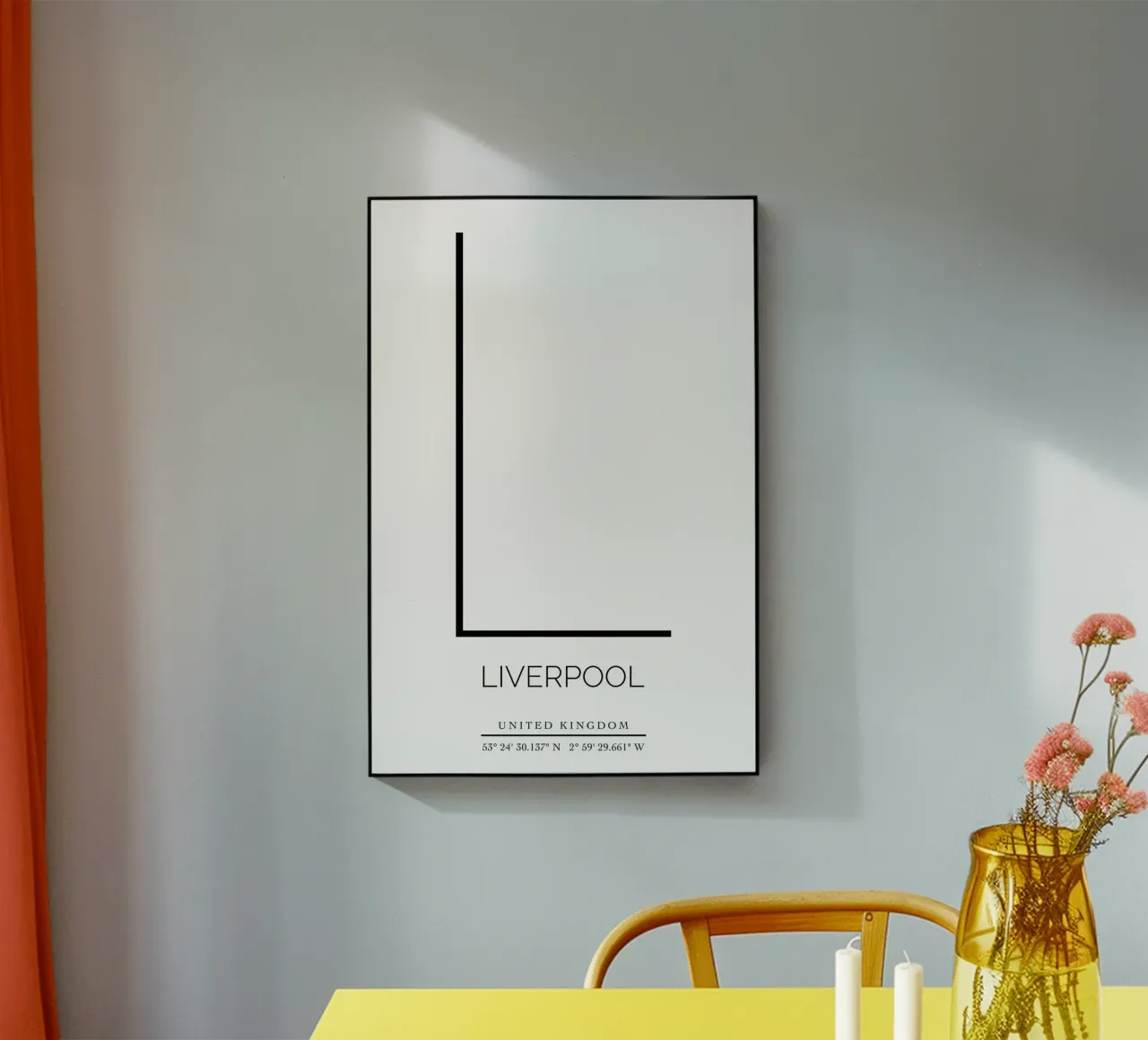 LIVERPOOL - white acrylic glass by CityLights