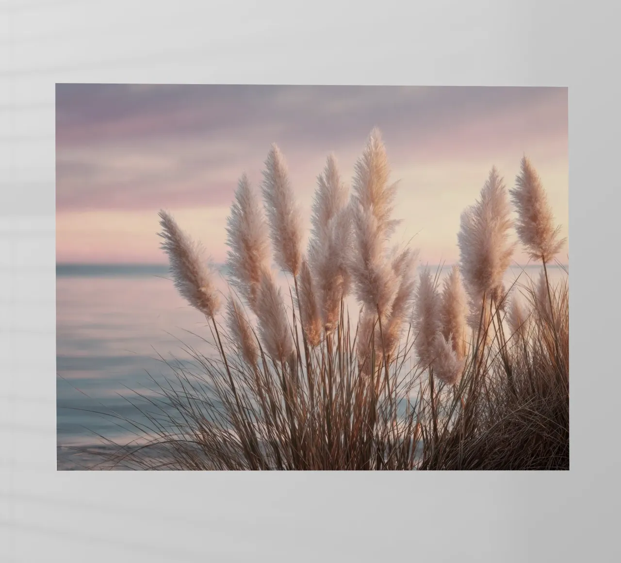 Pasteldromen op het strand backlit folie van Melanie Viola