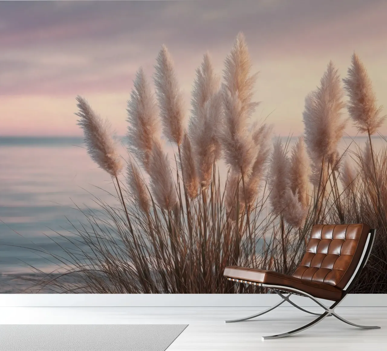 Pasteldromen op het strand fotobehang van Melanie Viola