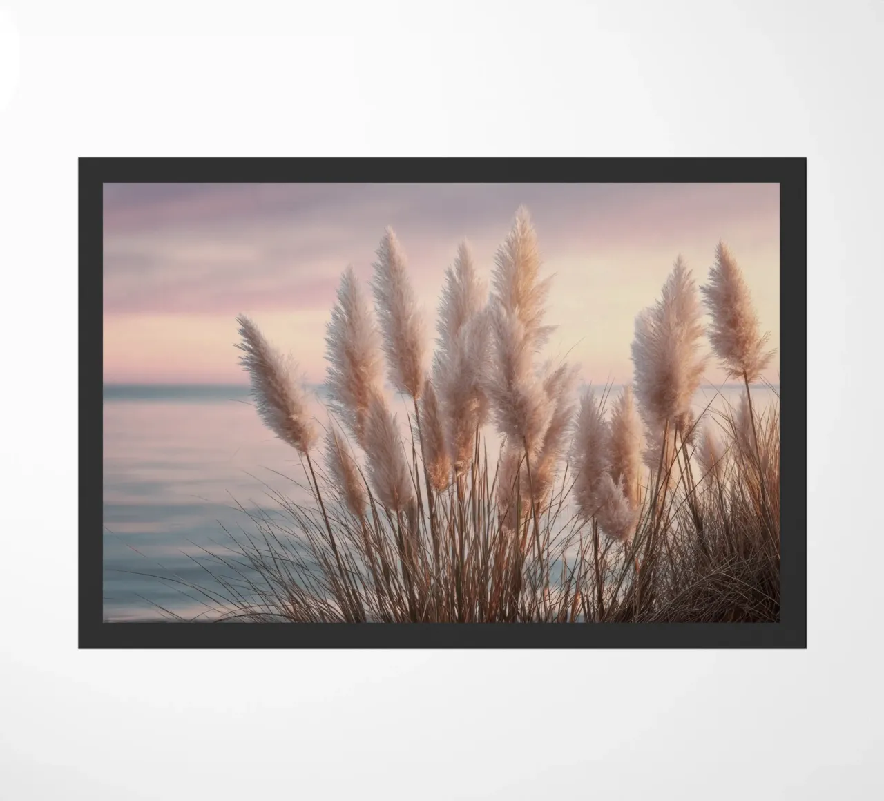 Pasteldromen op het strand deurmat van Melanie Viola