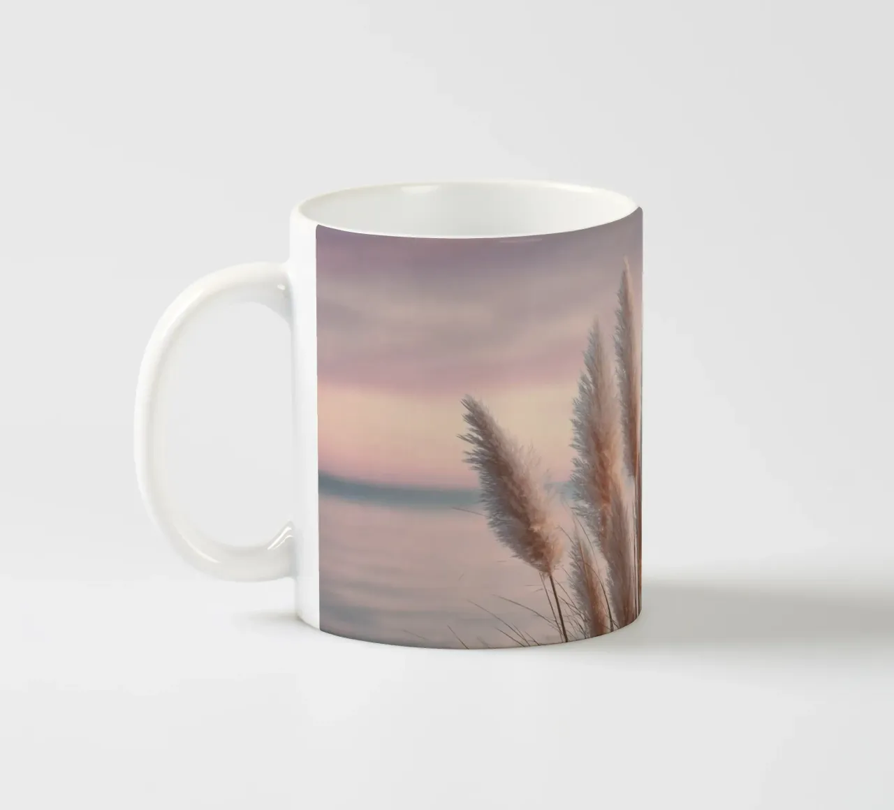 Sogni pastello sulla spiaggia tazza in ceramica da Melanie Viola