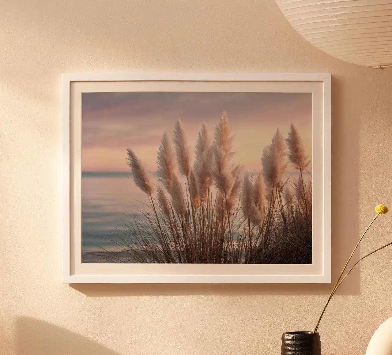 Pasteldromen op het strand poster van Melanie Viola