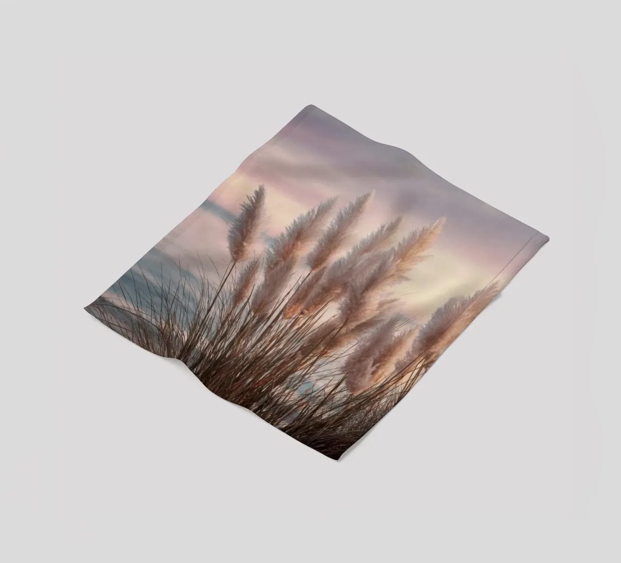 Pasteldromen op het strand fleecedeken van Melanie Viola