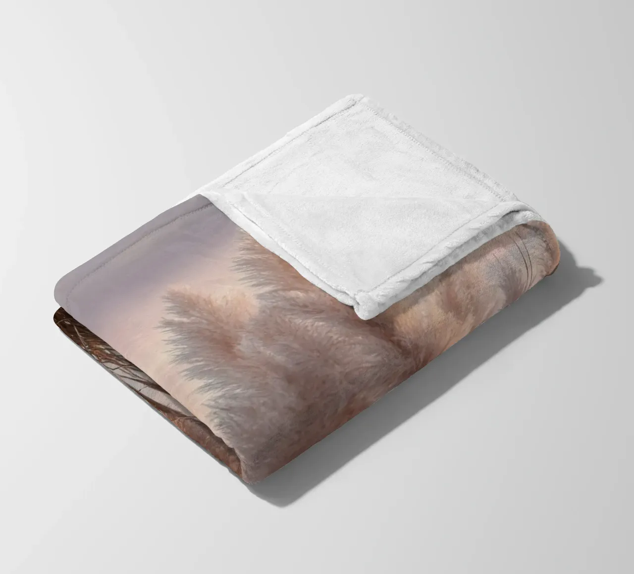 Pasteldromen op het strand fleecedeken van Melanie Viola