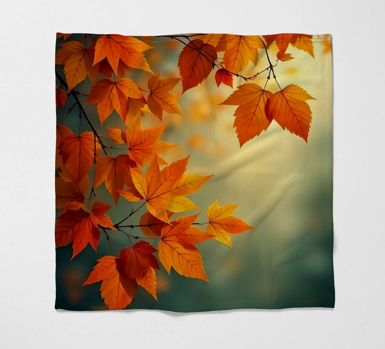 Autunno_1 coperta in pile da Farb- und Blütenzauber by LK