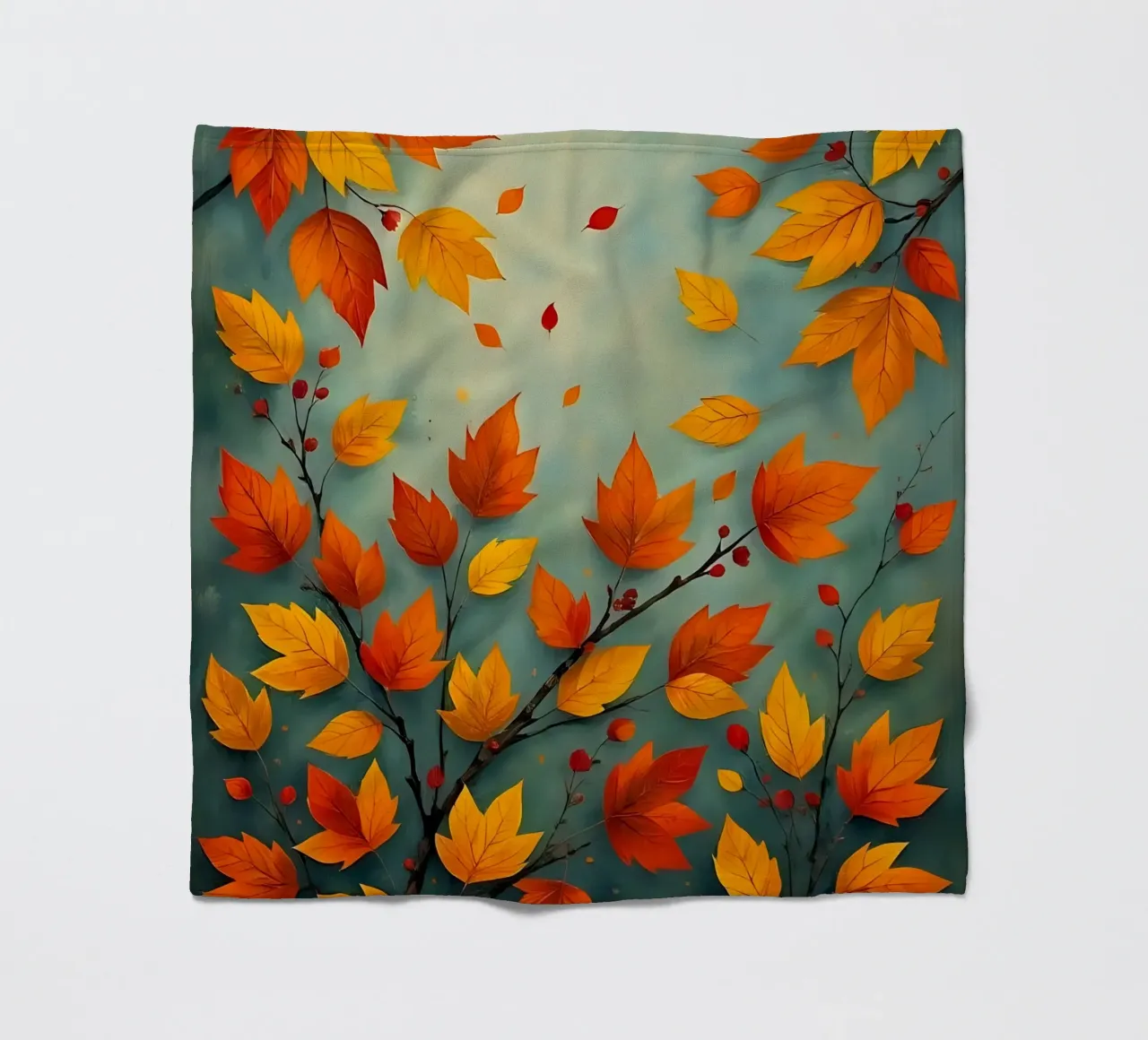 Autunno_3 coperta in pile da Farb- und Blütenzauber by LK