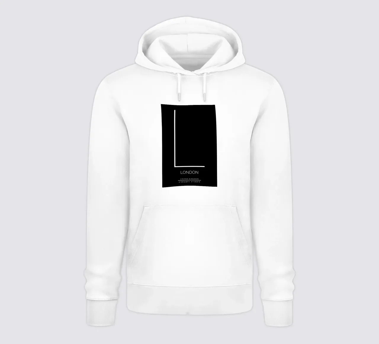 LONDON - black felpa con cappuccio da CityLights