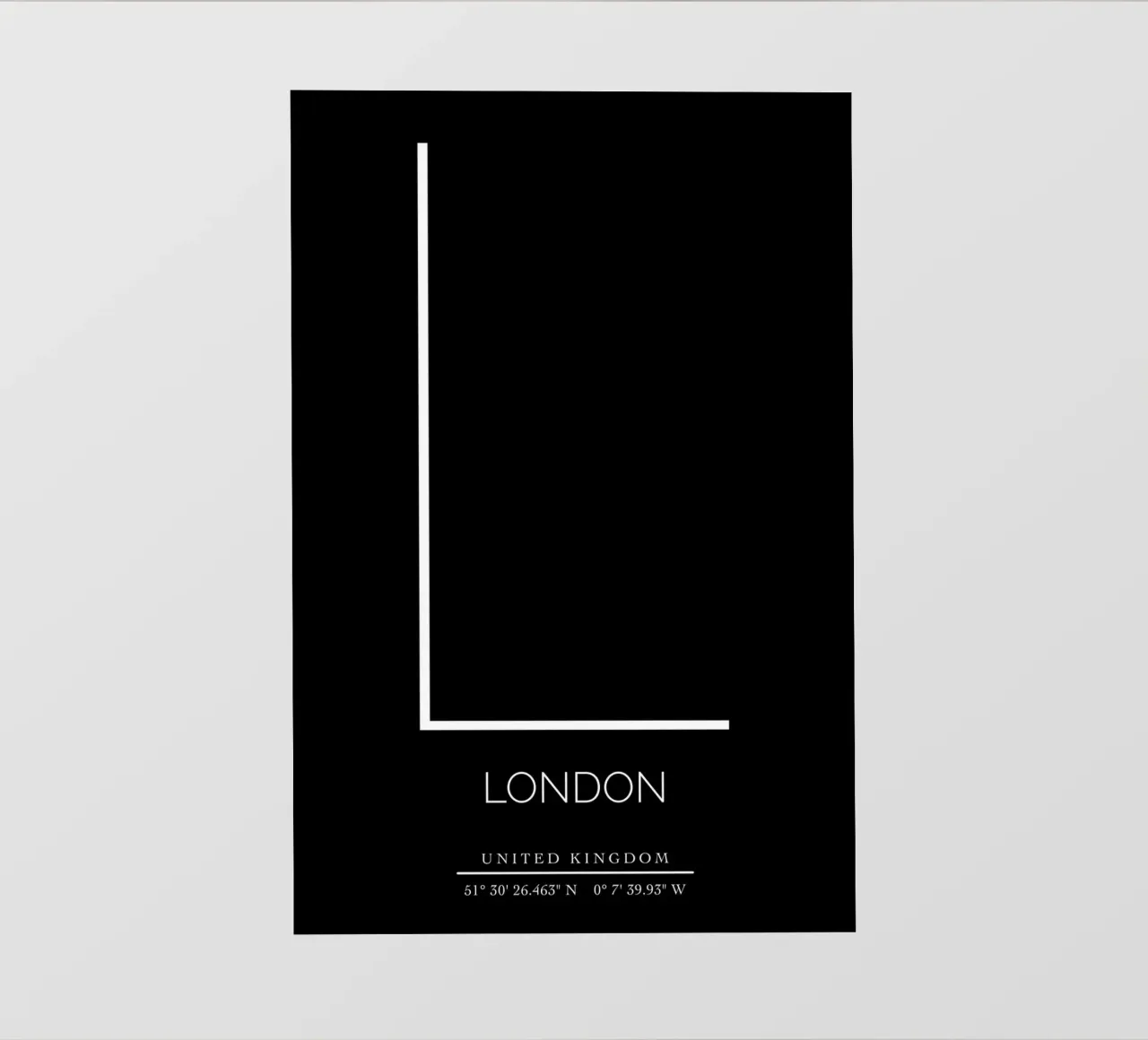 LONDON - black pellicola backlit da CityLights
