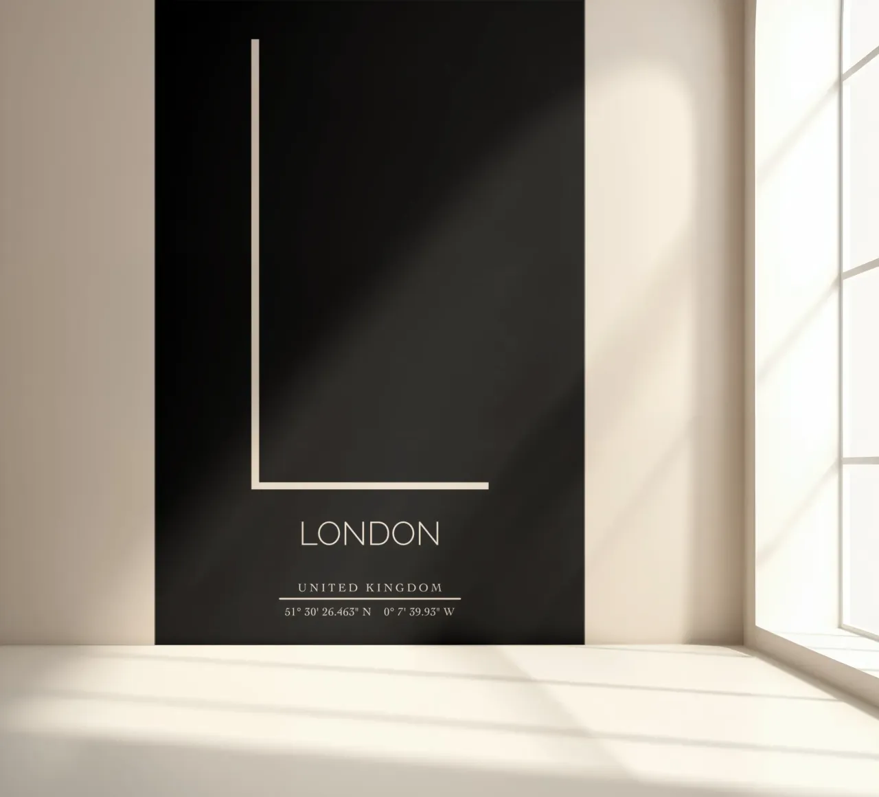LONDON - black carta da parati fotografica da CityLights