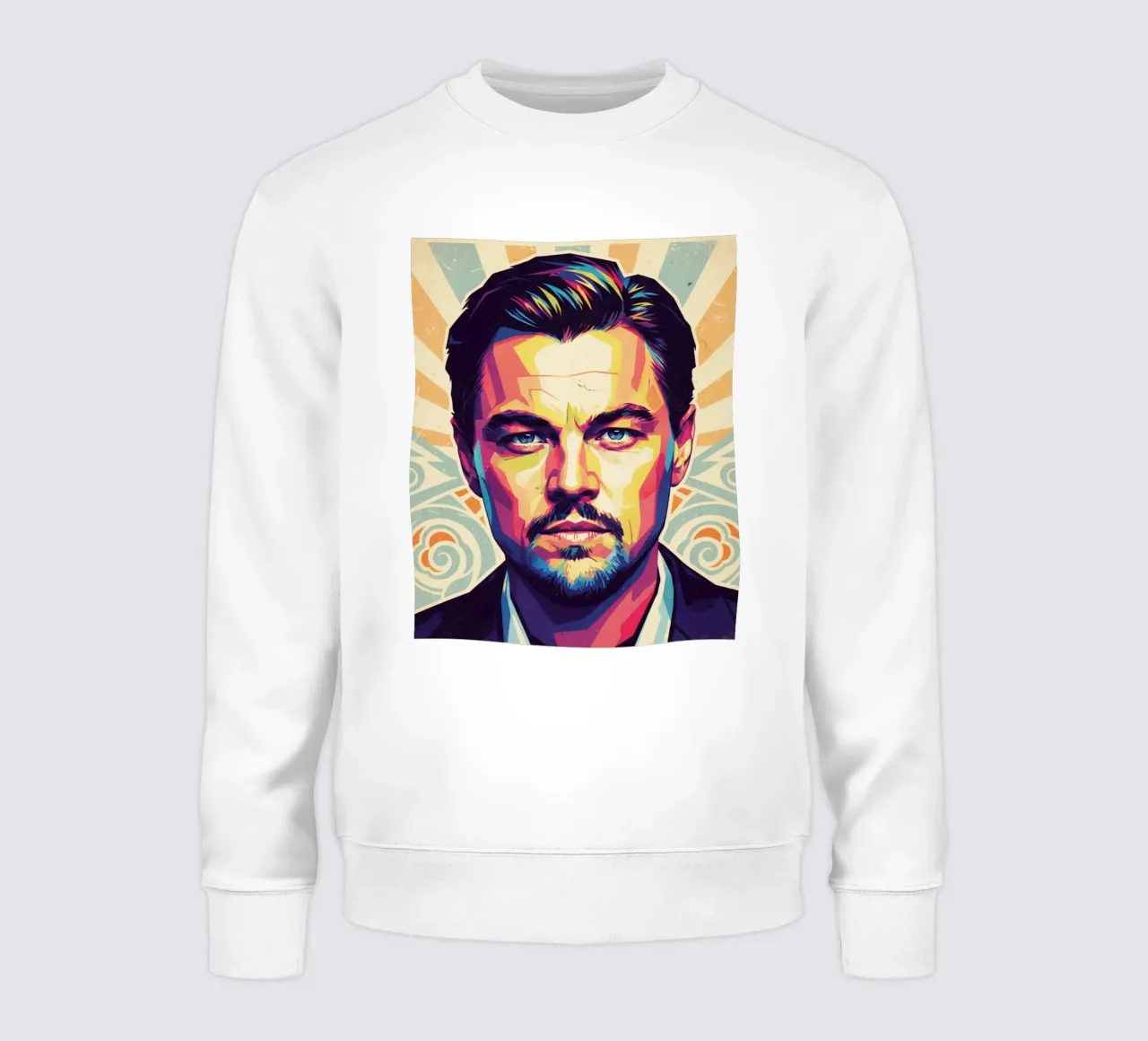 Leonardo Dicaprio pop art portrait felpa da Hantamrata