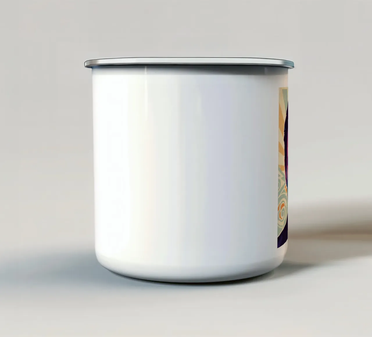 Leonardo Dicaprio pop art portrait tazza in smalto da Hantamrata