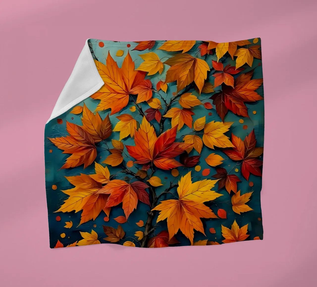 Autunno_11 coperta in pile da Farb- und Blütenzauber by LK