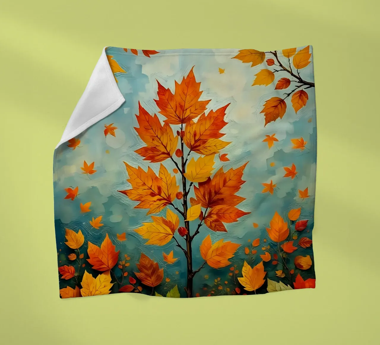 Autunno_12 coperta in pile da Farb- und Blütenzauber by LK