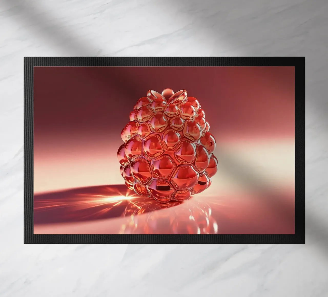 Raspberry doormat by Farb- und Blütenzauber by LK