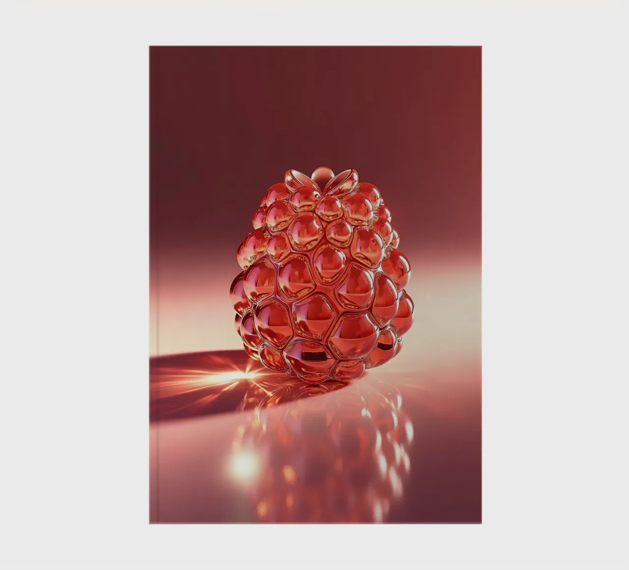 Raspberry notebook by Farb- und Blütenzauber by LK