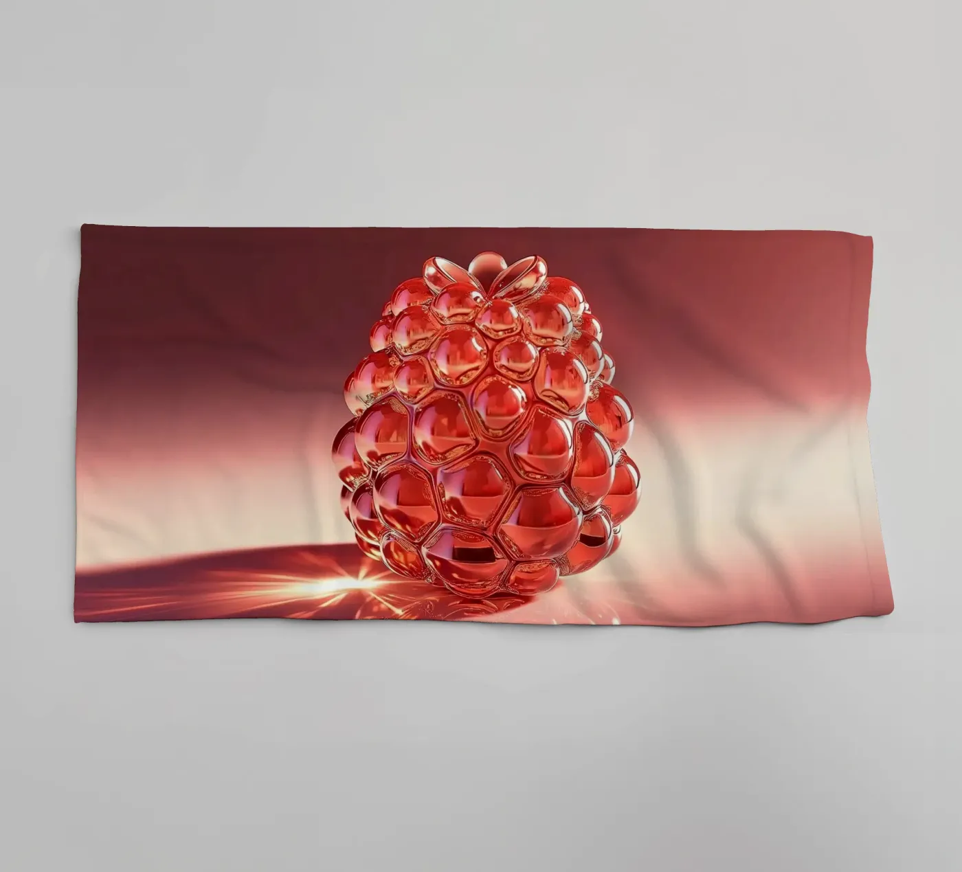 Framboise serviette de bain de Farb- und Blütenzauber by LK