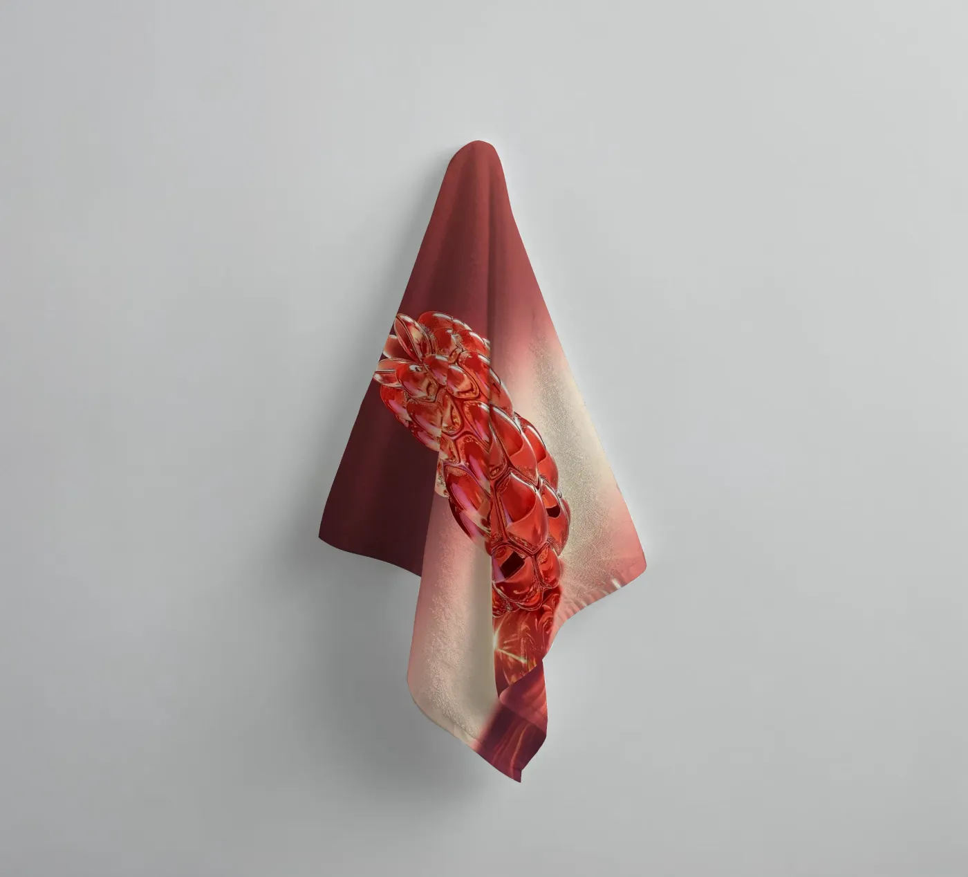 Raspberry towel by Farb- und Blütenzauber by LK