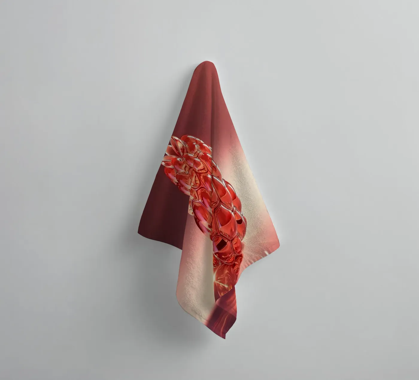 Framboise serviette de bain de Farb- und Blütenzauber by LK