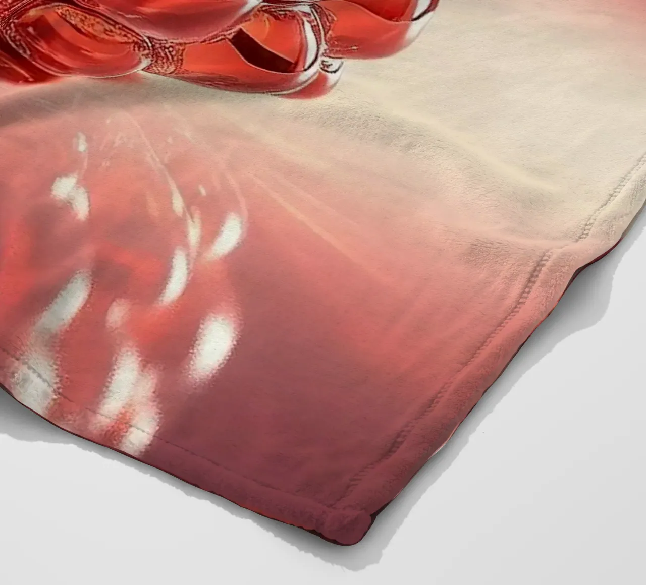 Raspberry Fleecedecke von Farb- und Blütenzauber by LK