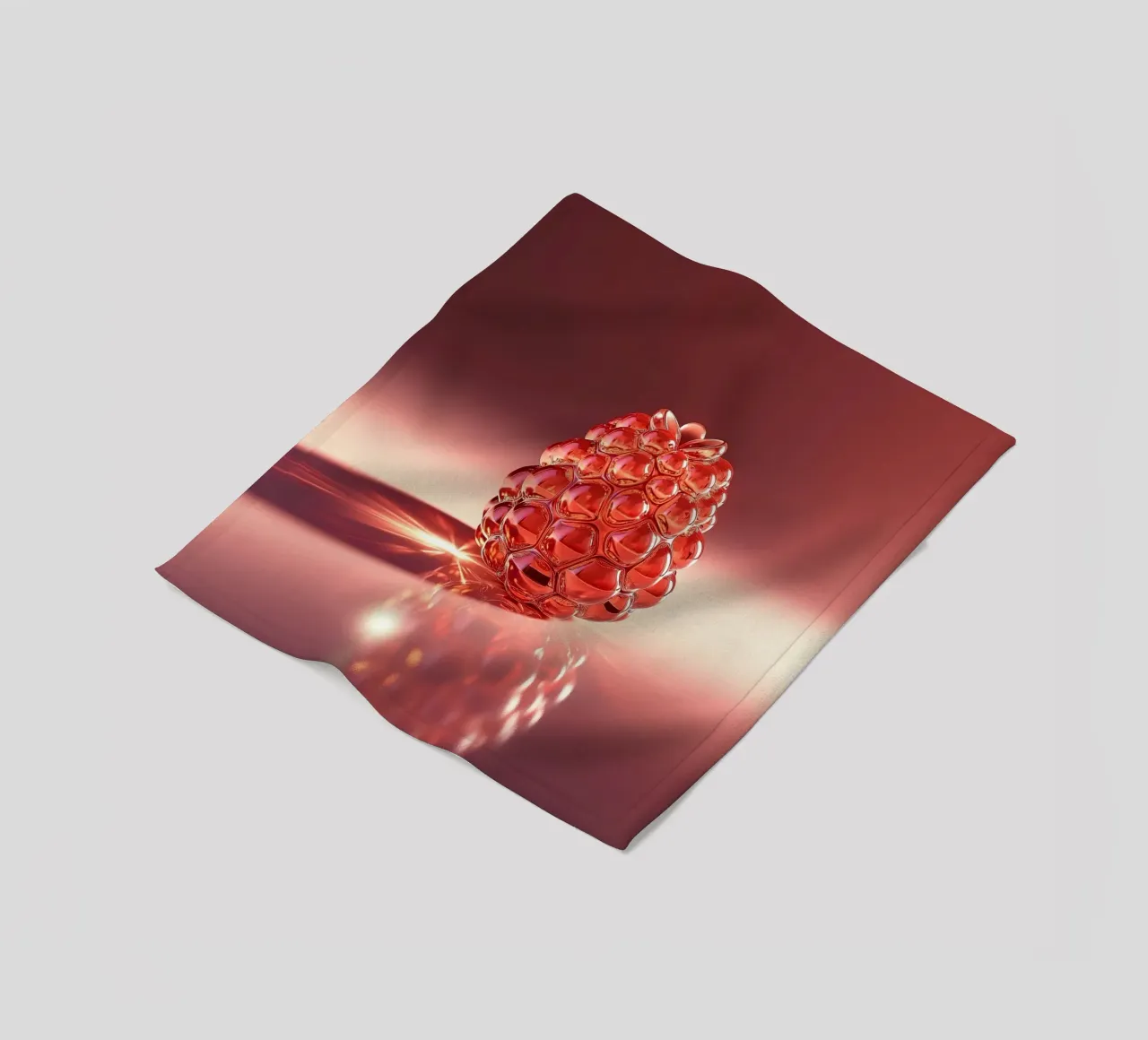 Raspberry Fleecedecke von Farb- und Blütenzauber by LK