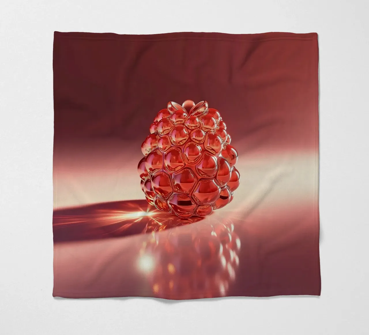 Raspberry Fleecedecke von Farb- und Blütenzauber by LK