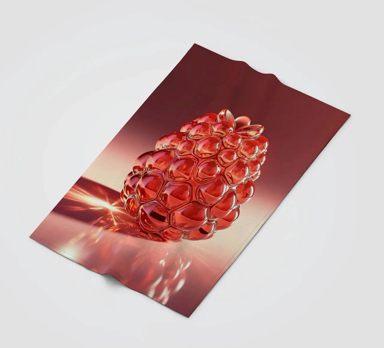 Raspberry Fleecedecke von Farb- und Blütenzauber by LK