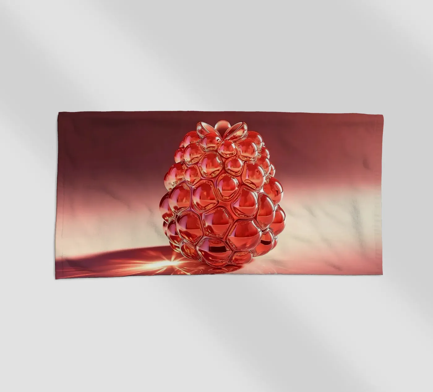 Raspberry strandhanddoek van Farb- und Blütenzauber by LK