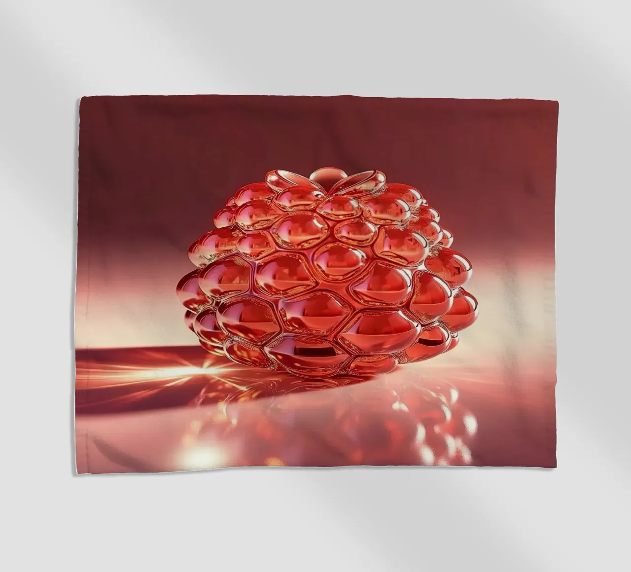 Raspberry strandhanddoek van Farb- und Blütenzauber by LK