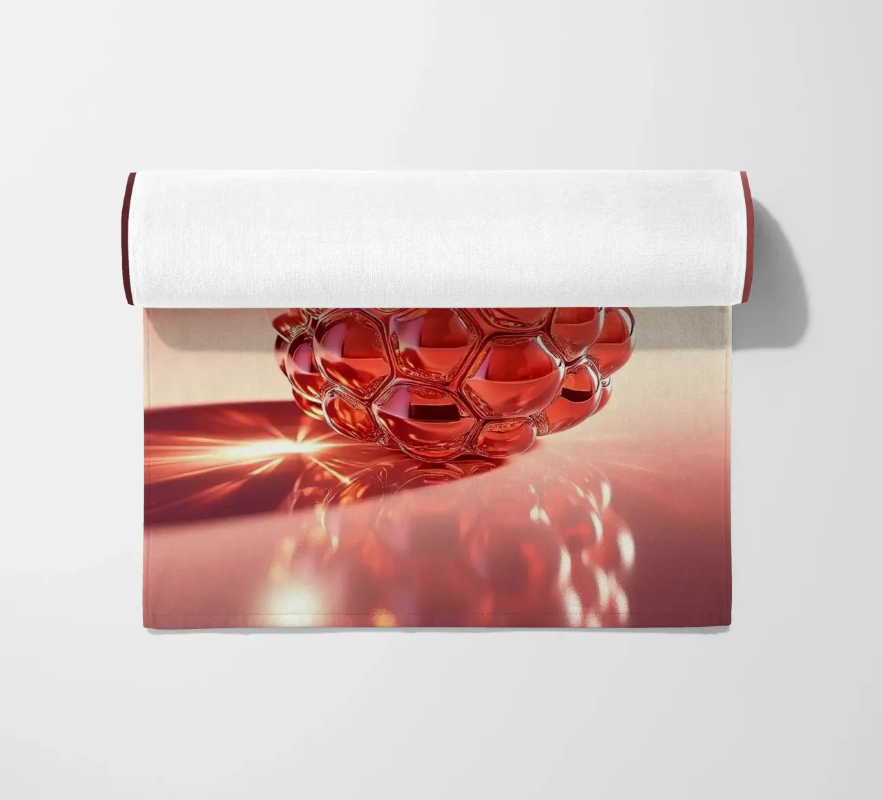 Raspberry strandhanddoek van Farb- und Blütenzauber by LK