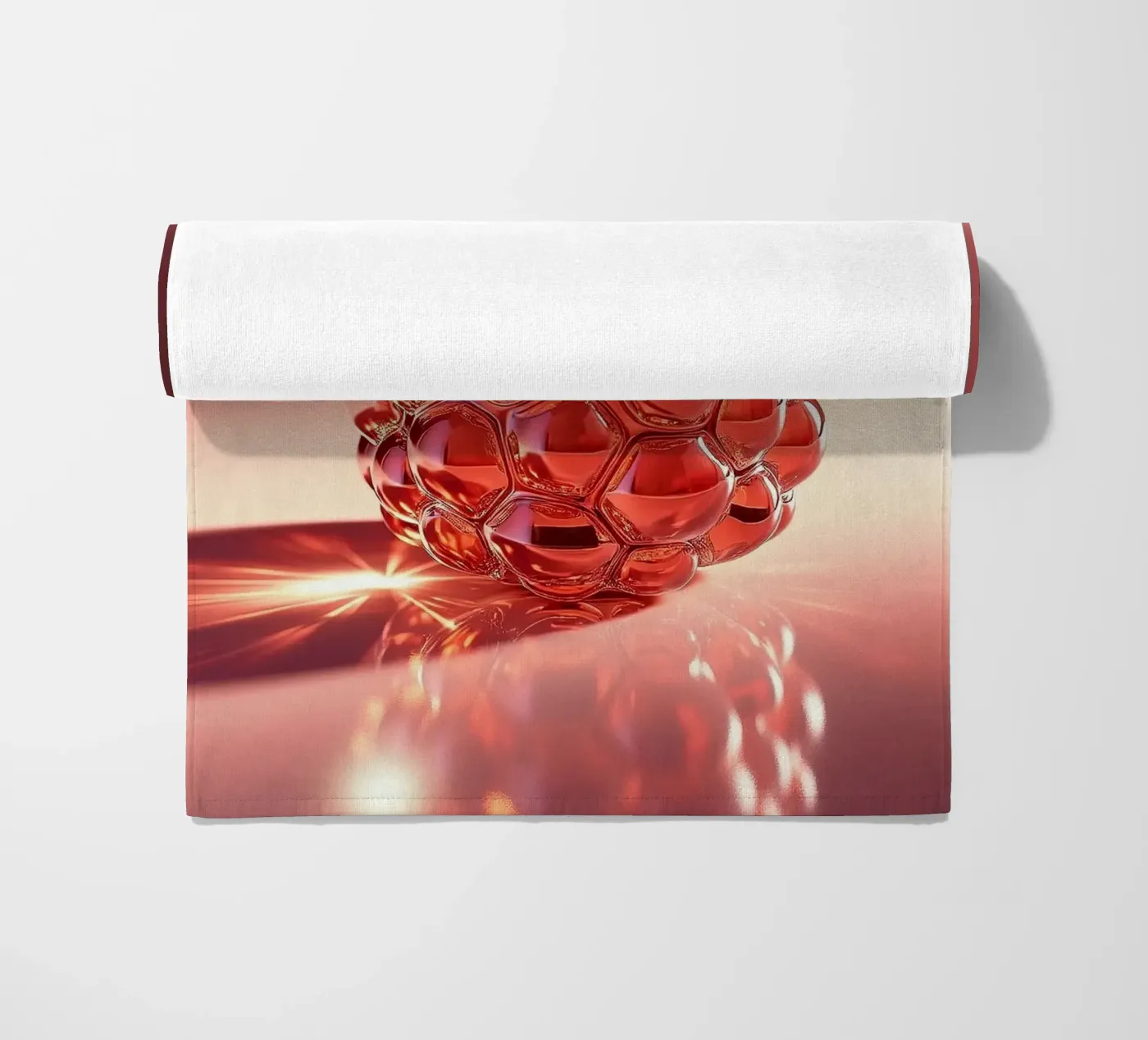 Raspberry strandhanddoek van Farb- und Blütenzauber by LK