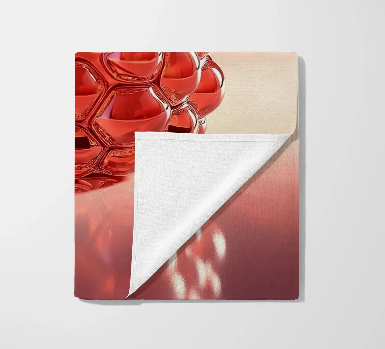 Raspberry strandhanddoek van Farb- und Blütenzauber by LK