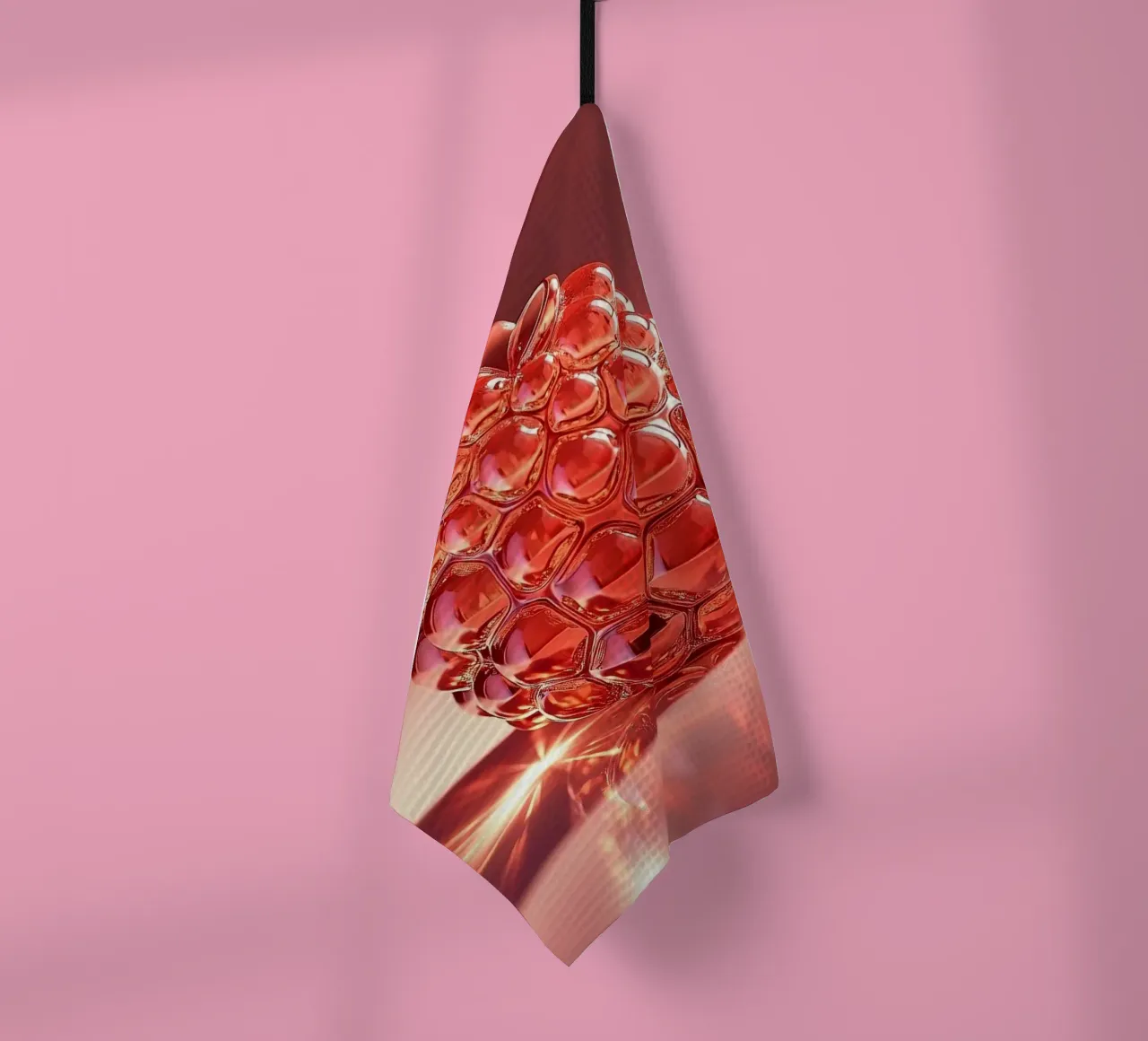 Raspberry Geschirrtuch von Farb- und Blütenzauber by LK