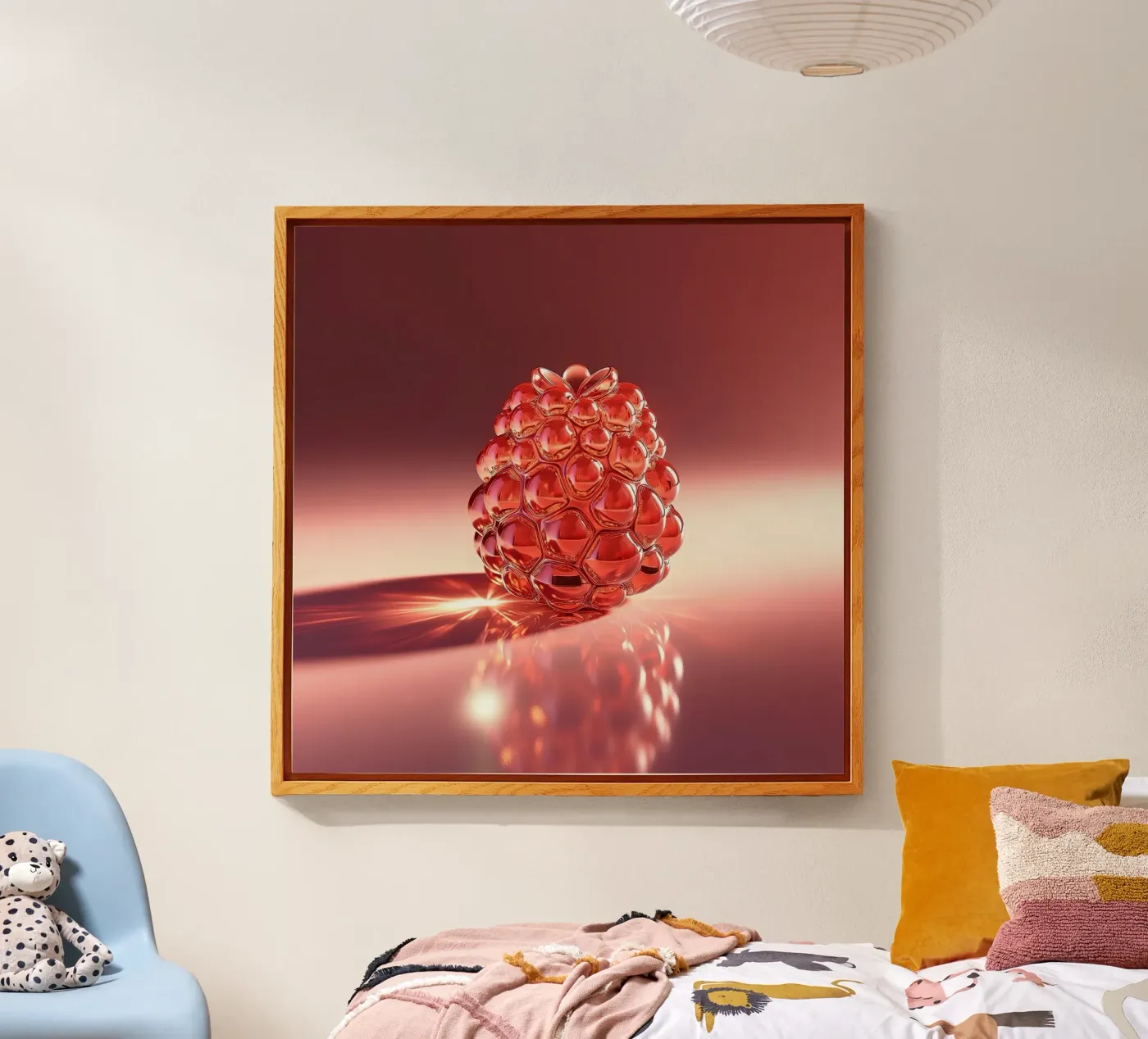 Raspberry Acryl-Glas von Farb- und Blütenzauber by LK