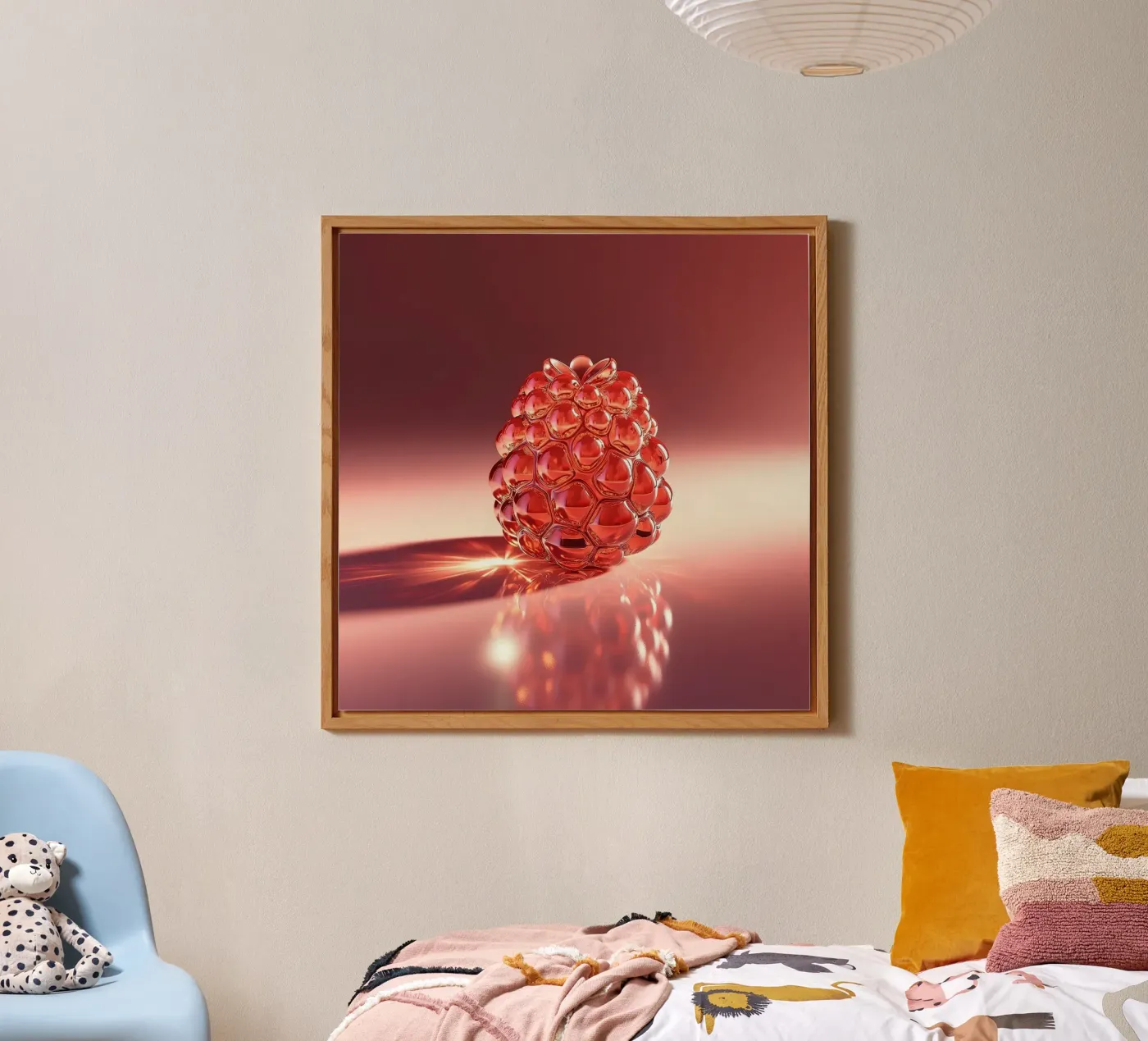 Framboos forex-plaat van Farb- und Blütenzauber by LK