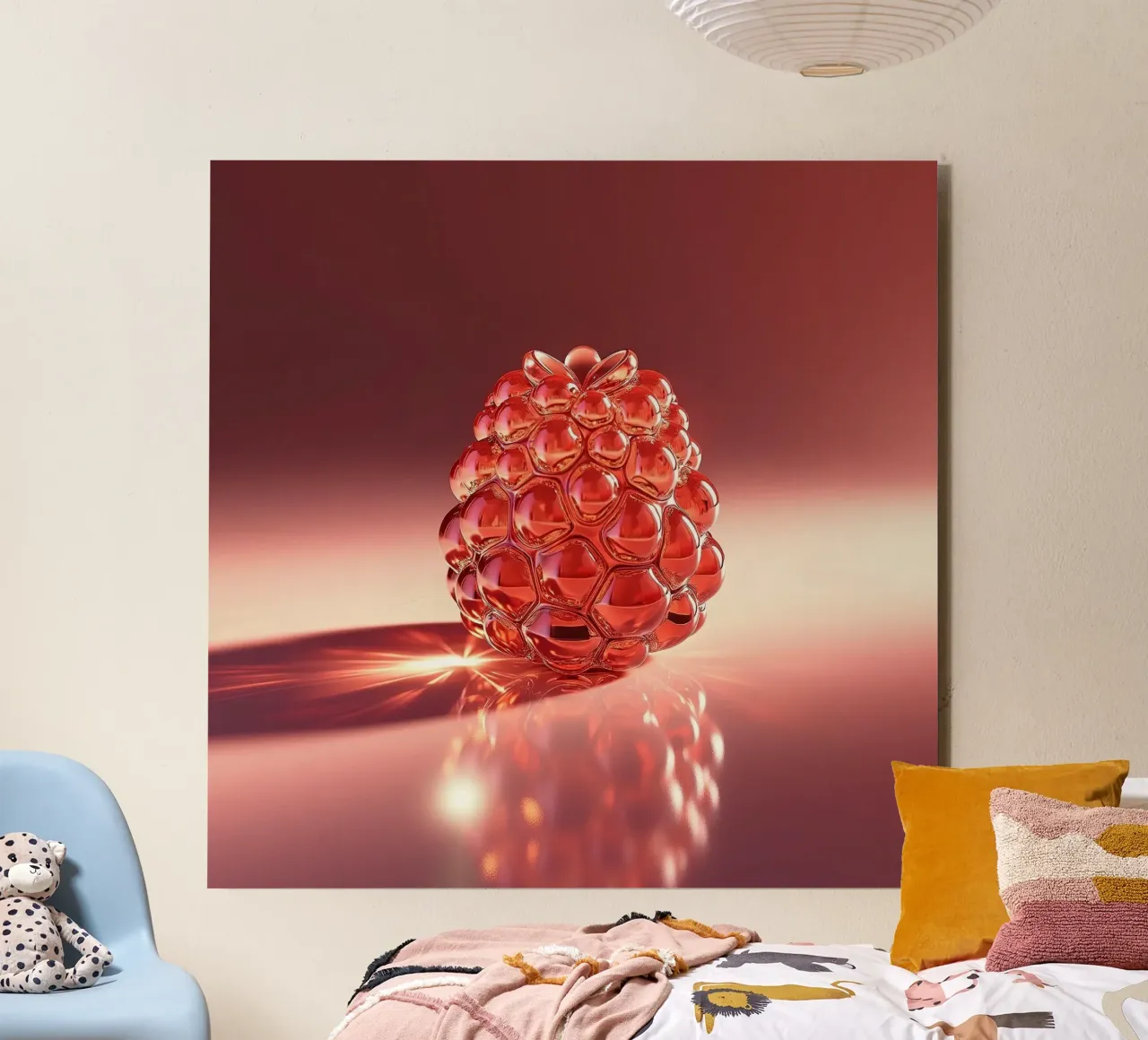 Raspberry forex plate by Farb- und Blütenzauber by LK