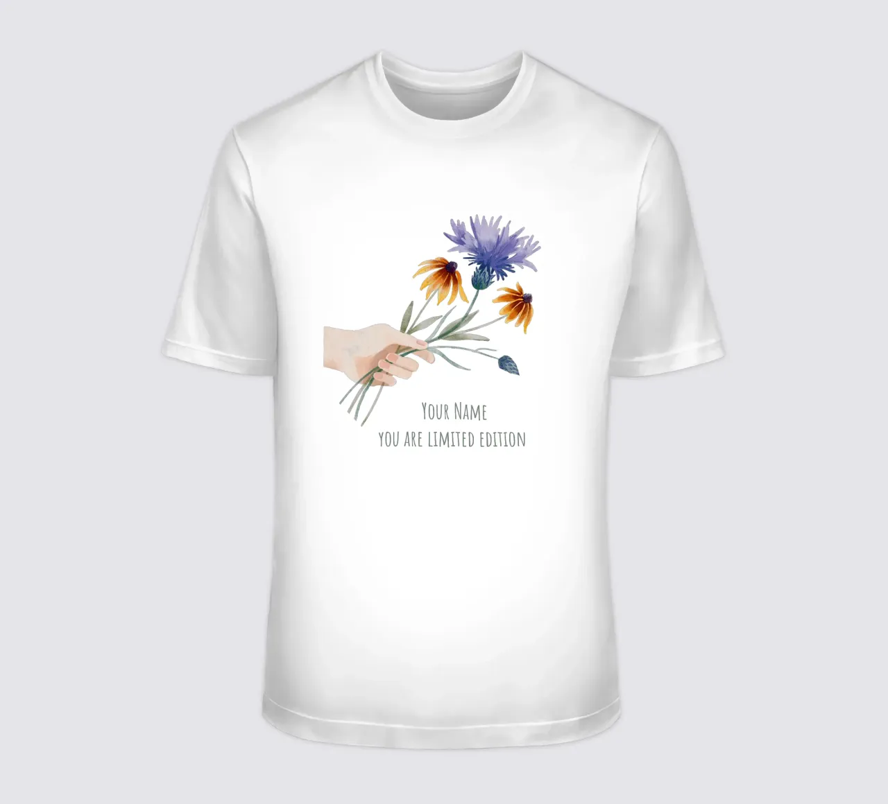Bouquet personalizzabile "You are limited Edition t-shirt da ms.Hey! textildesign
