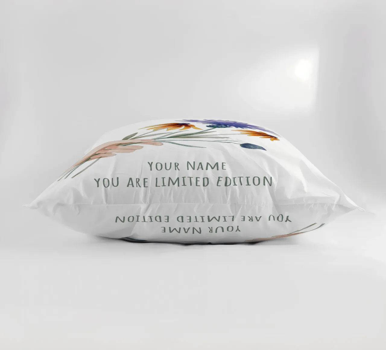 Bouquet personalizzabile "You are limited Edition cuscino da ms.Hey! textildesign