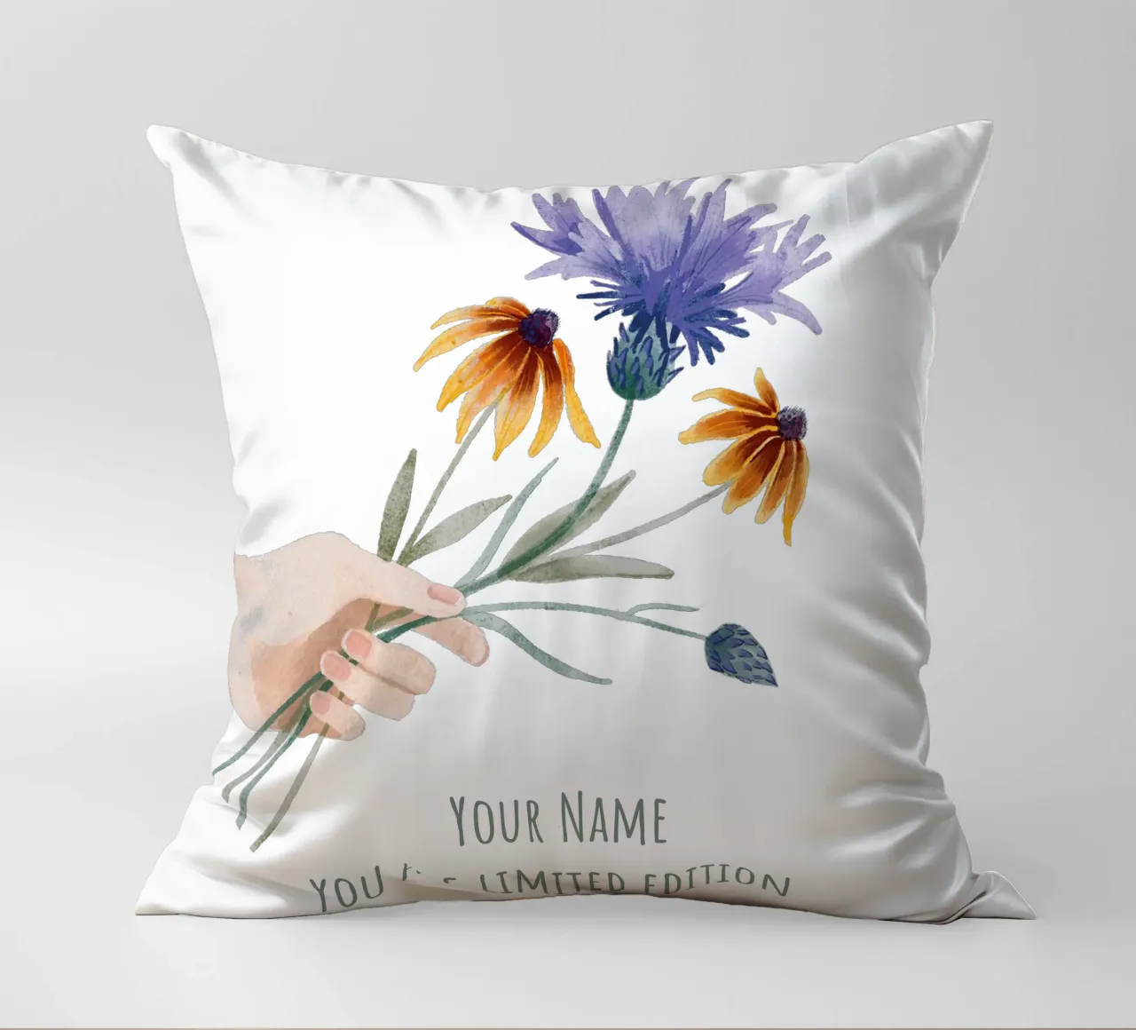 Bouquet personalizzabile "You are limited Edition cuscino da ms.Hey! textildesign