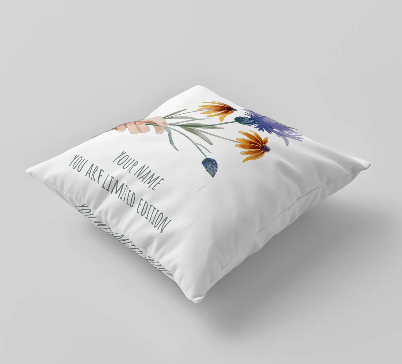 Bouquet personalizzabile "You are limited Edition cuscino da ms.Hey! textildesign
