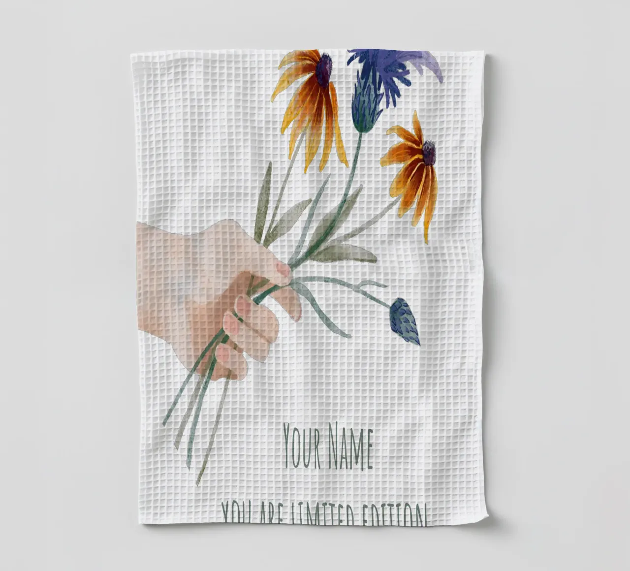 Bouquet personalizzabile "You are limited Edition canovaccio da cucina da ms.Hey! textildesign