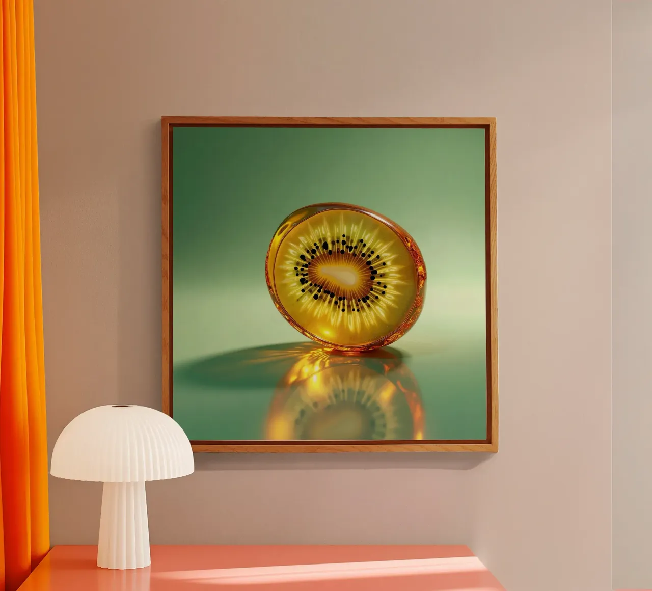 Kiwi plexiglass da Farb- und Blütenzauber by LK