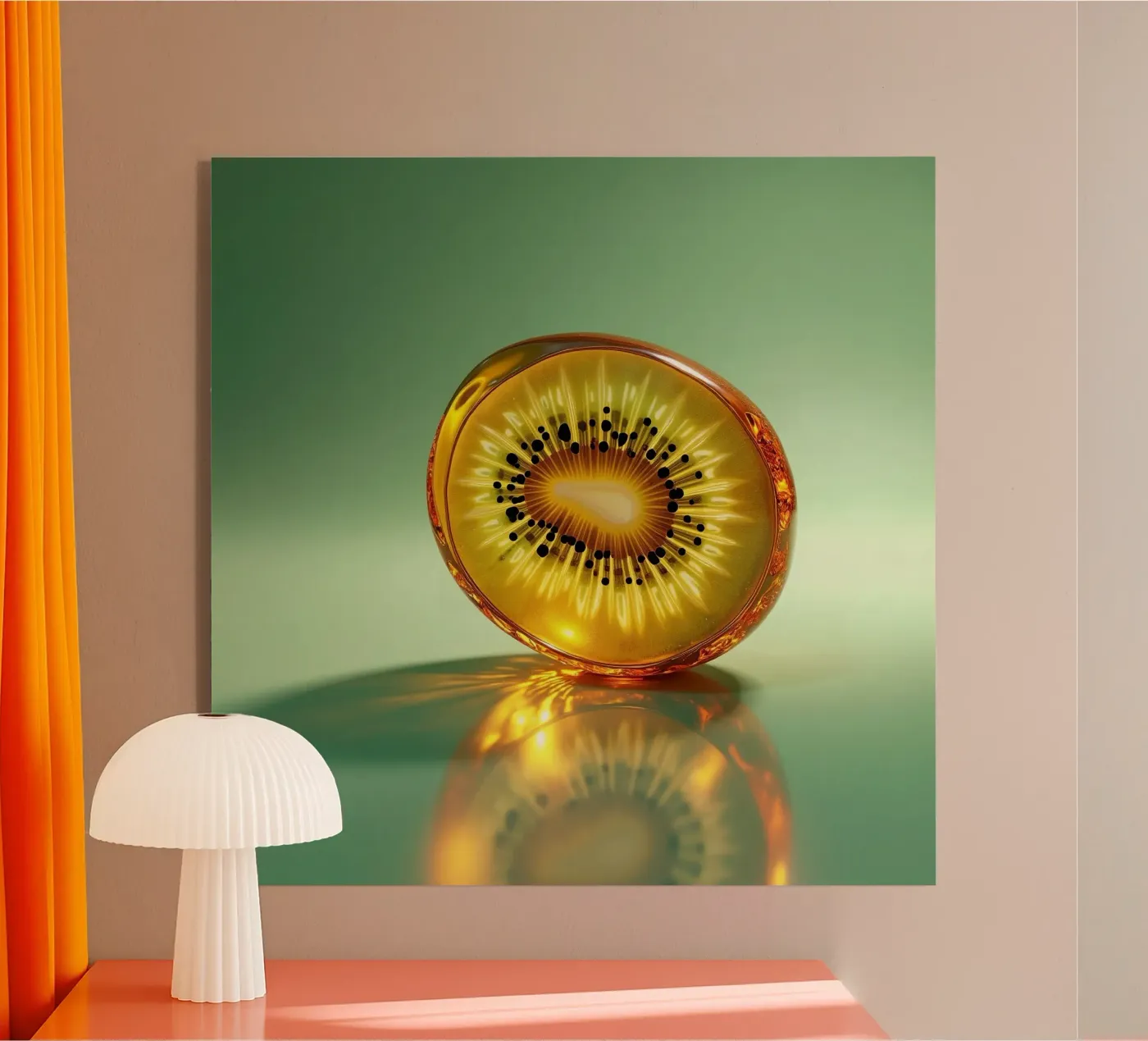 Kiwi plexiglas de Farb- und Blütenzauber by LK