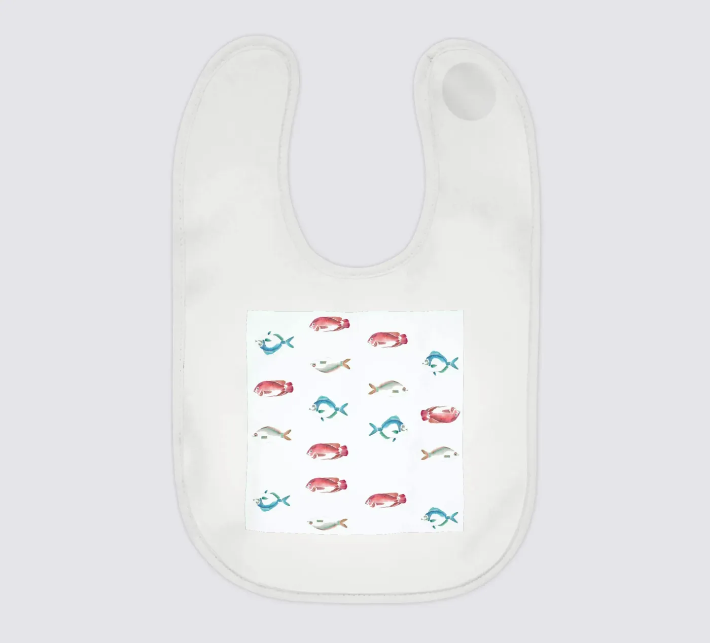 Pattern: La Mojarra baby bib by Sandra De Leon