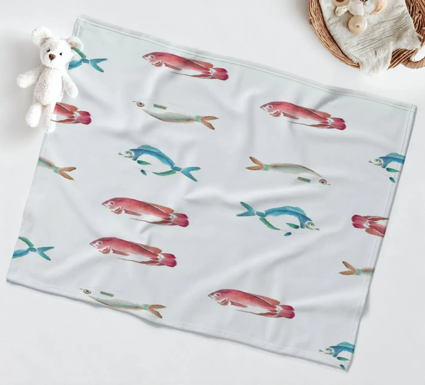 Pattern: La Mojarra Fleecedecke von Sandra De Leon