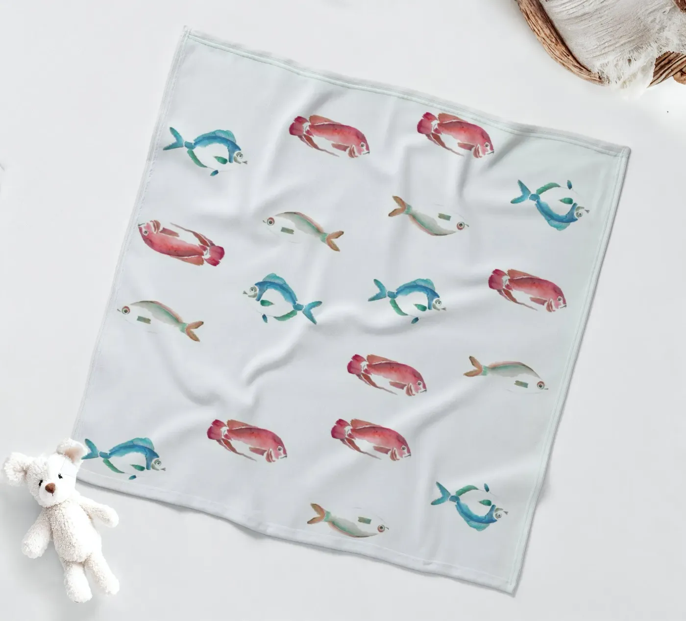 Pattern: La Mojarra fleecedeken van Sandra De Leon