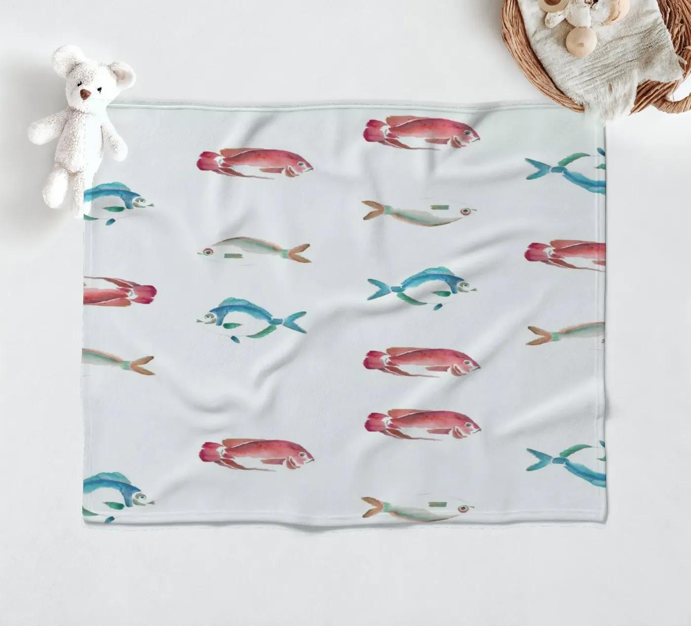 Pattern: La Mojarra Fleecedecke von Sandra De Leon